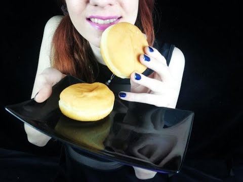 ASMR | FRENCH APPLE BEIGNETS | BERLINER DOUGHNUTS (No Talking) | Eating Sounds