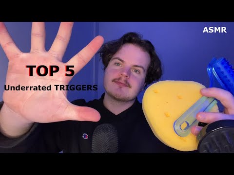 Top 5 Underrated Fast & Aggressive ASMR Triggers! (Mic triggers, Visual Triggers, Mouth Sounds)