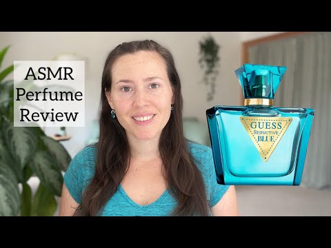 ASMR Perfume Review - GUESS Seductive Blue - Glass Tapping & Whispering