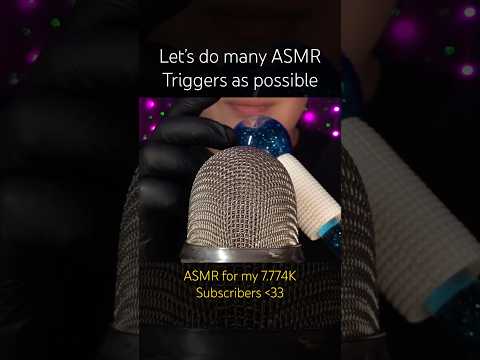 Let’s do so many ASMR Triggers as possible! 🩷 #asmr