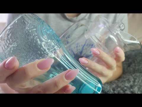 ASMR | Glass Tapping and Scratching, Nice Tingle 🤤🥰