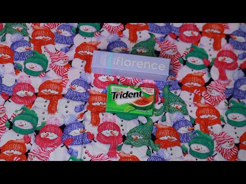 FLORENCE BLUE LIGHT PROTECTION CREAM ASMR CHEWING GUM WATERMELON TRIDENT