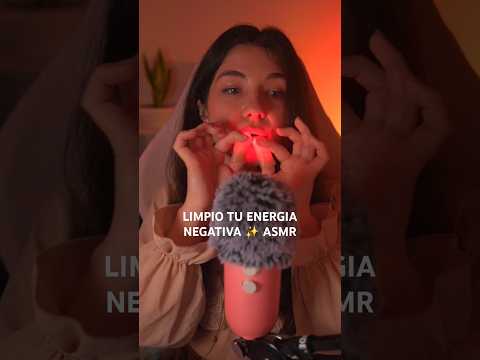 Limpio tu energía negativa ✨️ #asmr #shorts