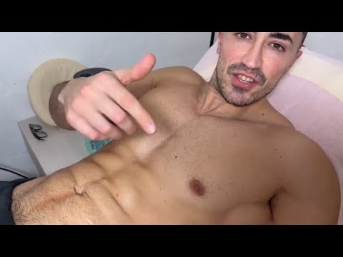 Ultimate Chest & Abs Massage | Relaxing ASMR for Muscular Men