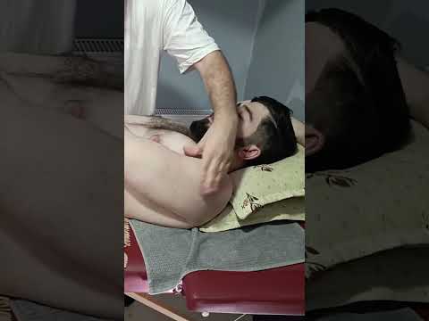 The most relaxing techniques for the chest, arms, and abdomen. #satisfying #relaxing #asmr #shorts