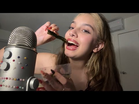 ASMR COMIENDO ALGA VIRAL| CRUJIENTE Y RELAJANTE| SOFIWI