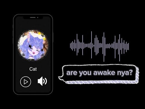 “ASMR” Roleplay: Your Catgirl Leaves You a Pointless Voicemail in the Middle of the Night (Nya)