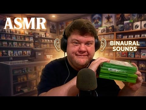 ASMR BINAURAL VIDEO GAME STORE ROLE-PLAY 