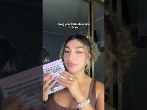 pov: doing your lashes cus i’m bored #asmr