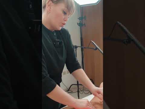 Unique lymphatic drainage body massage for Veronica #shorts