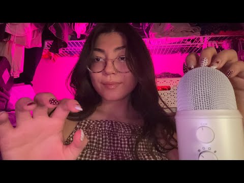 ASMR Mic Scratching, Hand Sounds, Mouth Sounds, Fabric Scratching + 