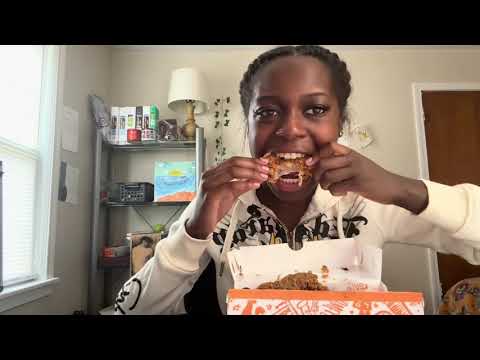ASMR Popeyes One Piece Meal 🍗🏴‍☠️