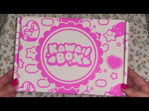 Kawaii Box Unboxing Crinkle Sounds - September 2024 Back to School Themed - Whisper