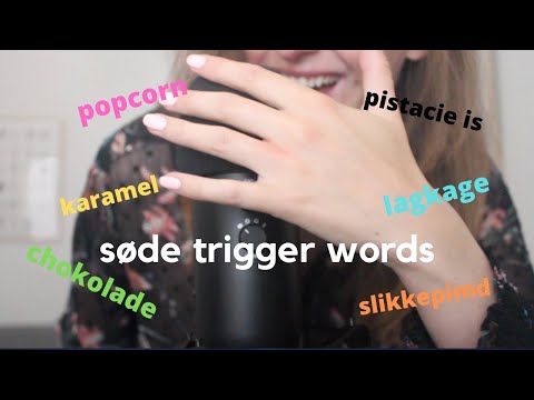 ASMR • Søde trigger words (+mic scratching og mouth sounds)