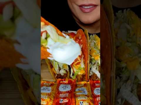DORITOS LOCOS TACOS #asmr #tacobell #tacos