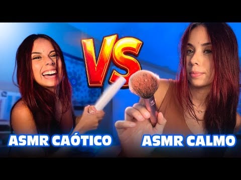 ASMR CAÓTICO/ AGRESSIVO vs ASMR CALMO🤬💞