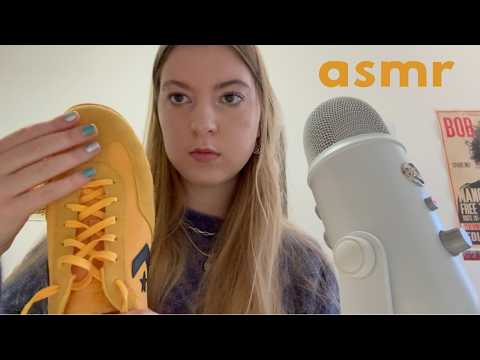 ASMR Mini haul | shoe tapping, fabric scratching, etc.