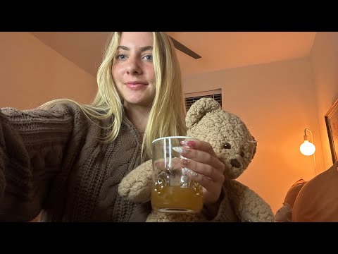 ASMR Cozy Sleepover 🧸 | personal attention