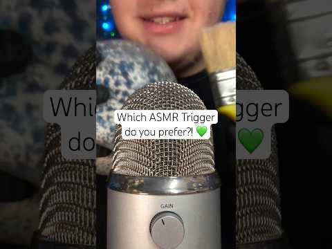 Which ASMR Trigger do you prefer? 🩵 #asmr #jonathanasmr #einschlafhilfe