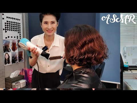 미용실 ASMR  밝은갈색 (새치커버)   Light Brown (White Cover)/Korean hair salon