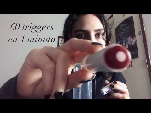 ASMR en 1 Minuto ♥ 60 Triggers