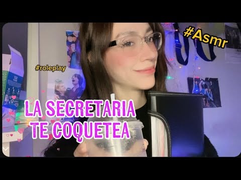 Secretaria te coquetea RoleplayASMR