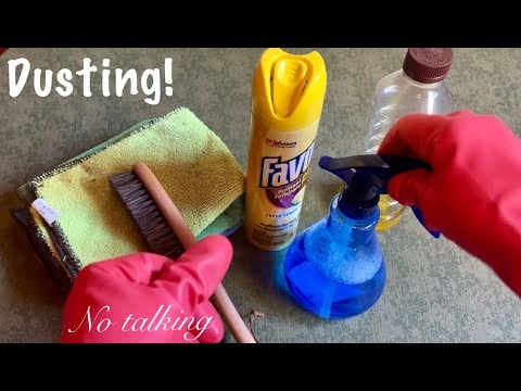 ASMR Dusting! (No talking version) You can't believe the difference!