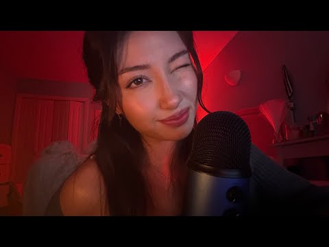 ASMR guess the word - tongue twister edition! (Inaudible whispering, mic brushing, tapping)