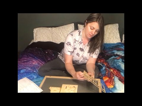 Doing a 3-D Wooden Puzzle! Soft Spoken ASMR