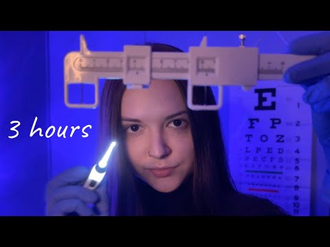 ASMR The Ultimate Cranial Nerve Exam 👩‍⚕️ ~ 3 Hours Of ASMR Medical Roleplay