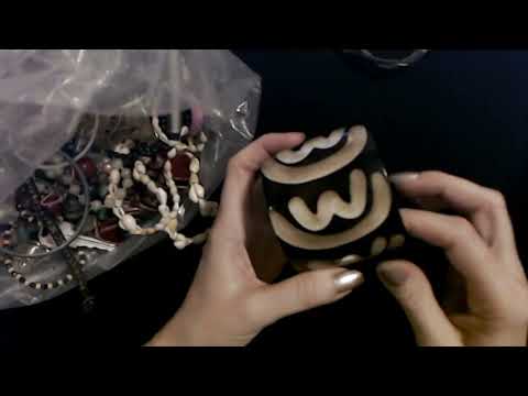 ASMR | Goodwill Jewelry Bag Show & Tell 2-22-2022 (Soft Spoken)