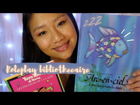 ASMR FR 🧸 ROLEPLAY LA PLUS DOUCE BIBLIOTHECAIRE DE LIVRES POUR ENFANTS 📚🧒🏻