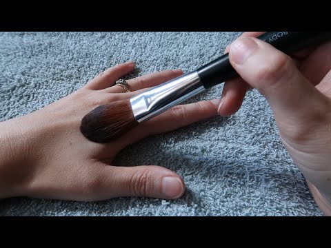 Classic ASMR Hand Brushing With Whispering ~ Remake & Longer Version of 2012 ASMR Video Fragment