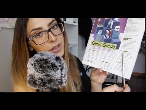 ASMR 🌗Magazine flip through (tracing, reading, tapping, page turning) 📚