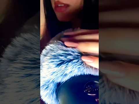 ASMR Fluffy Mic & Inaudible Reading🔮#asmr #shorts #asmrsounds  #smallyoutuber #asmrforsleep