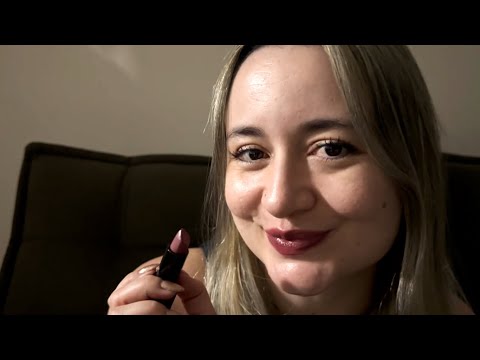 ASMR: TESTANDO MAQUIAGENS NOVAS COM VOCÊ