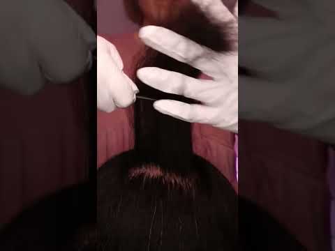 A Satisfying ASMR Scalp Check In Textured Hair #bebravebeyouasmr #asmrscalpcheck #asmrscratching