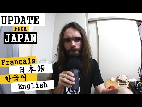 [Non-ASMR] 日本にやってきた [フランス語・日本語・韓国語・英語]