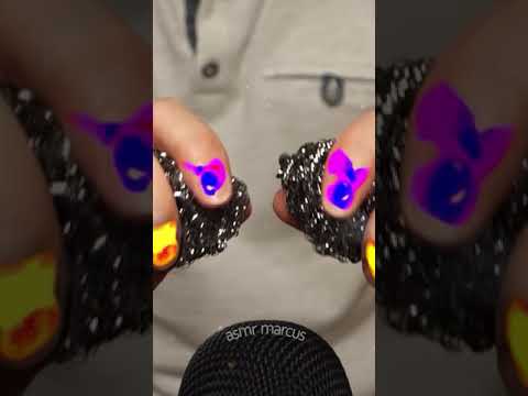 ASMR Crinkling Popping Metal Scrunchy Balls #short