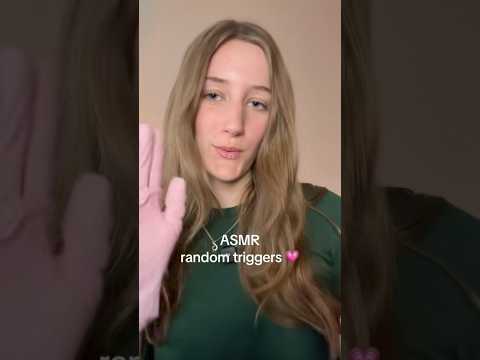 Some random triggers 💗 #asmr #asmrtriggers #asmrsounds #fastasmr