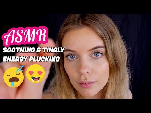 ASMR Soothing & Tingly Energy Plucking & Pulling RP - Whispered