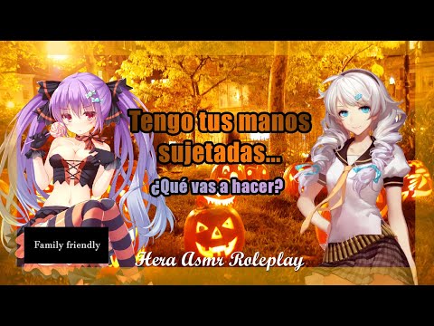 ASMR Anime 🍬​🍭​Sales con tus amigas a pedir dulces🍬​🍭 ​ESPECIAL HALLOWEEN 🎃​👺​ Hera ASMR Roleplay