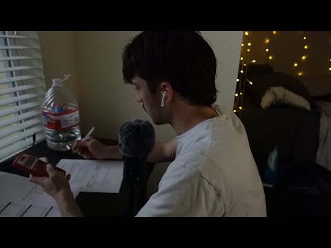 college final exams study session asmr (Accounting Major)