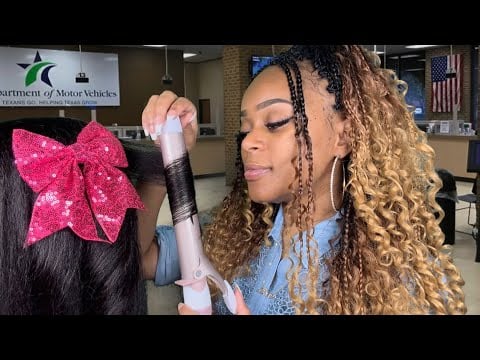 ASMR | 🚙 The Lady Behind You In Line At The DMV Does Your Hair For Your Photoshoot 📸