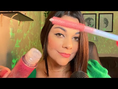 ASMR: FAZENDO SUA MAQUIAGEM PARA UMA FESTA | SONS DE BOCA 👄