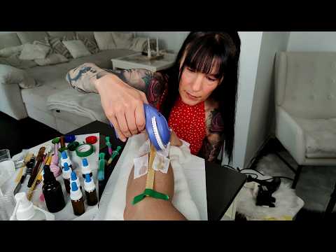 Unique Methods For Arm Allergy Testing ASMR