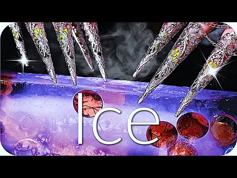 ASMR TINGLES on ICE ❄️ Satisfying Ice Tapping & Scratching, Ice Candy, Ice Cubes + More (NO TALKING)