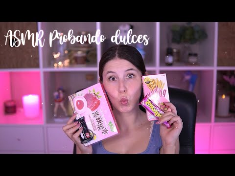 ASMR | Probando dulces japoneses | BlueYeti