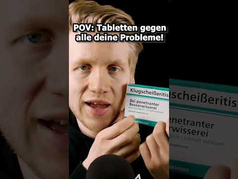 ASMR - POV: Tabletten gegen alle deine Probleme! #shorts #asmr #roleplay #deutscheasmr