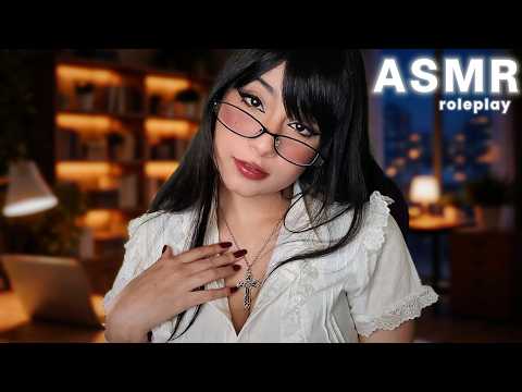 ASMR | SECRETÁRIA TÍMIDA FLERTA COM VOCÊ 😳